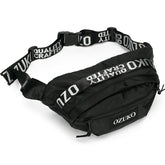 OZUKO Wholesale Promotion Polyester Sports Running Waterproof Waist Bag Sling Crossbody Bags Custom Fanny Pack - OZUKO.CN
