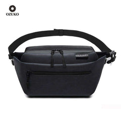 Ozuko Fashion Custom Fanny Pack Men Waterproof Sport Mini Crossbody Chest Running Waist Bag - OZUKO.CN