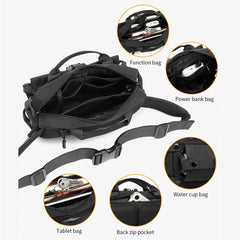 OZUKO Chest Bag Pack Crossbody Bag for Men Multifunction Shoulder Messenger Bags Male Waterproof Short Trip Sling Bag Male - OZUKO.CN