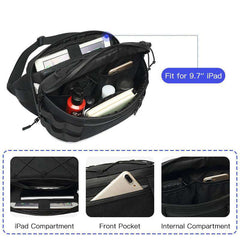 OZUKO Men's Waist Bag Fashion Chest Pack Outdoor Sports Belt Bag for Teenager Waterproof Men Waist Bags High Quality Fanny Pack - OZUKO.CN
