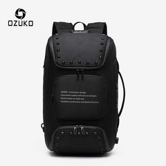 OZUKO Multifunctional Backpack Men Fashion USB 15.6 Inch Laptop Backpacks Male Anti-theft Waterproof Backpack Travel mochila - OZUKO.CN
