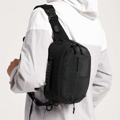 OZUKO Waterproof Men Waist Bag Fashion Chest Pack Male Outdoor Sports Crossbody Bag Short Travel Belt Fanny Pack for Phone Pouch - OZUKO.CN