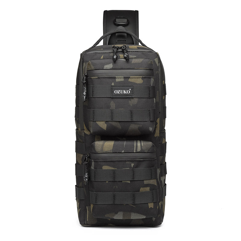 OZUKO 9661 Water-Resistant Sling Bag for Travel and Commuting