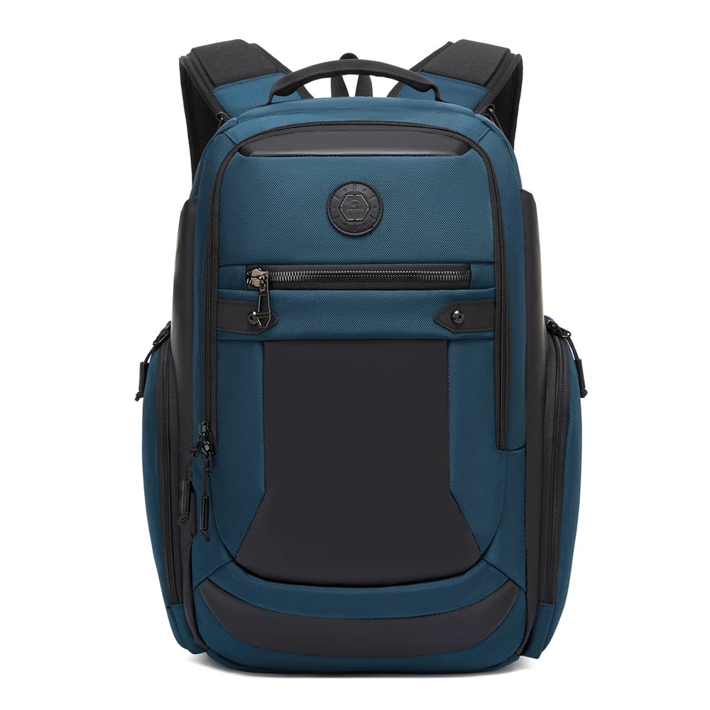 Ozuko 9919 Commute Backpack for Men - Waterproof Laptop Bag with Trolley Strap, Fits 15.6 Inch Notebook, Business Travel Daypack