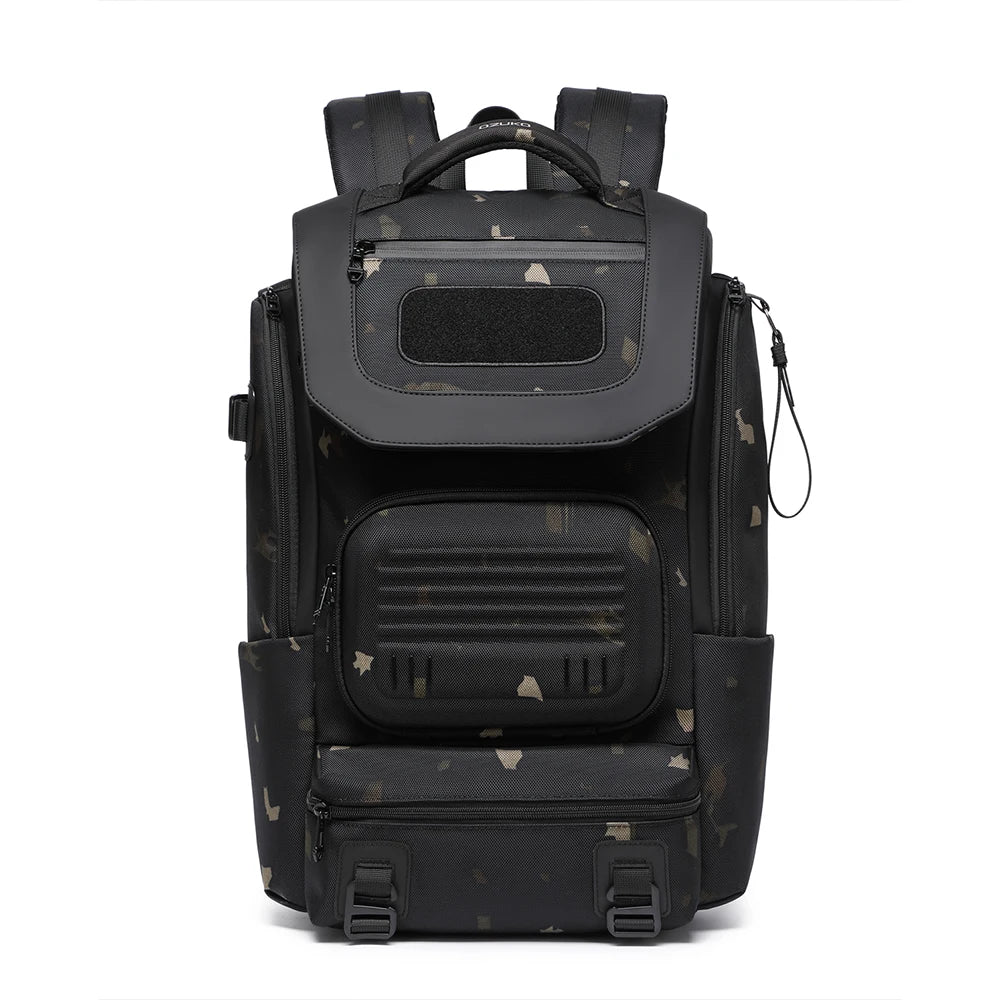 Ozuko 9840 Waterproof Slim Daypack for Gym, Office & City Commute, Fits 15.6 Inch Laptop & Tablet, Hidden Anti-Pickpocket Pocket