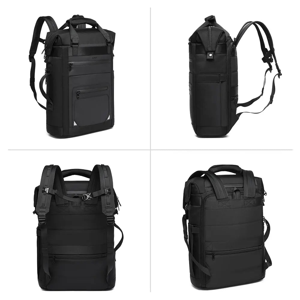 Ozuko 9660 Men's Casual Sports Backpack Carry-On Day Rucksack for Airplane Travel for Weekend Travel