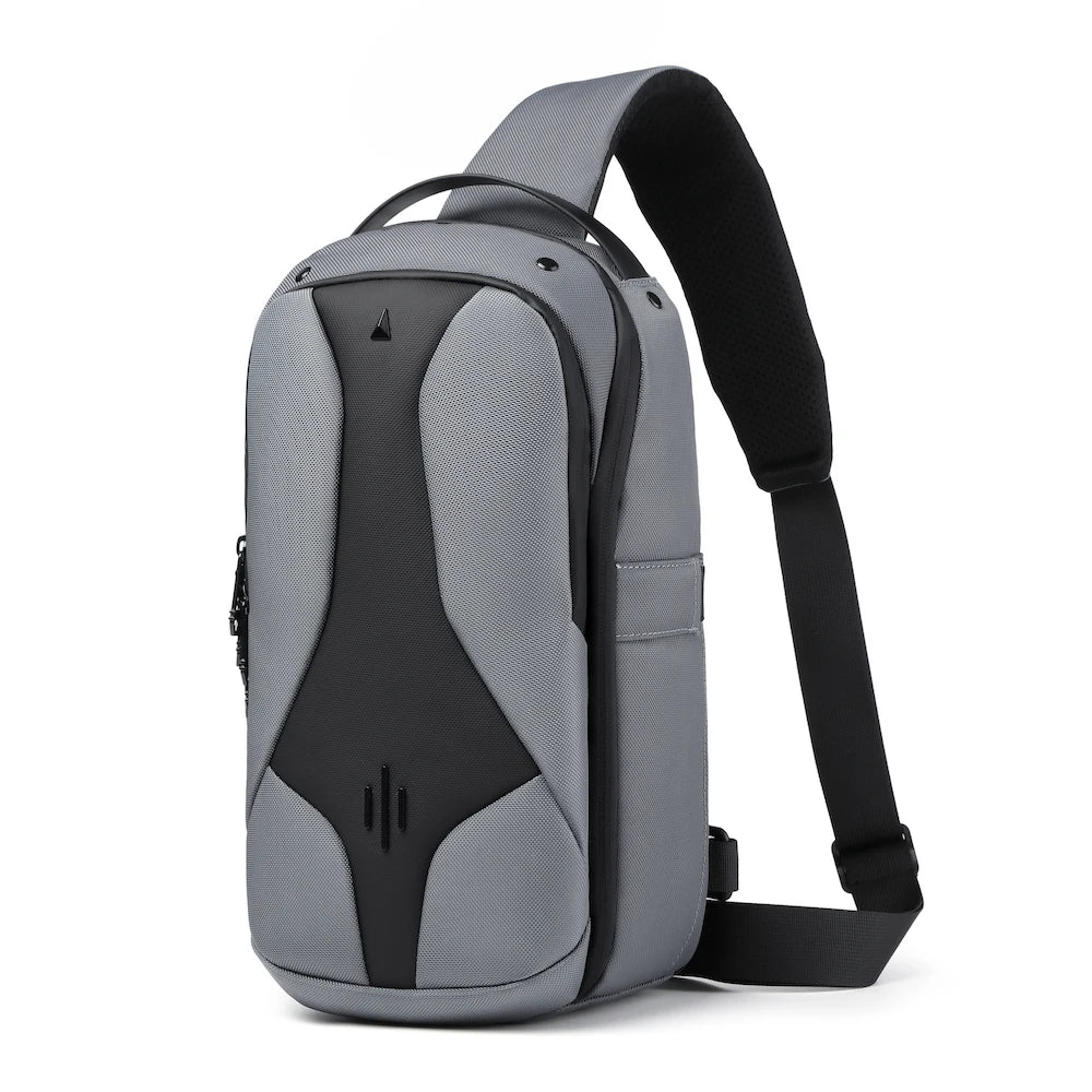 OZUKO 9735 Men's Fashion Outdoor Sling Crossbody Bag for Smart Sports Travel Unisex Messenger Chest Fanny Pack Waist Bags
