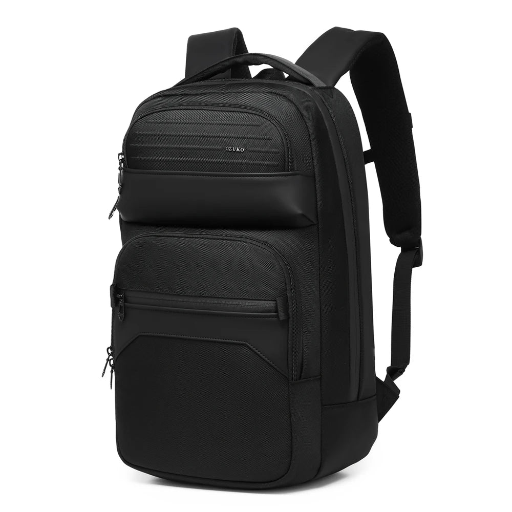 Ozuko 9849 New Casual  Computer Men Laptop Backpack Travel Waterproof Business Backpack Bag Custom Men Bag Manufacturer