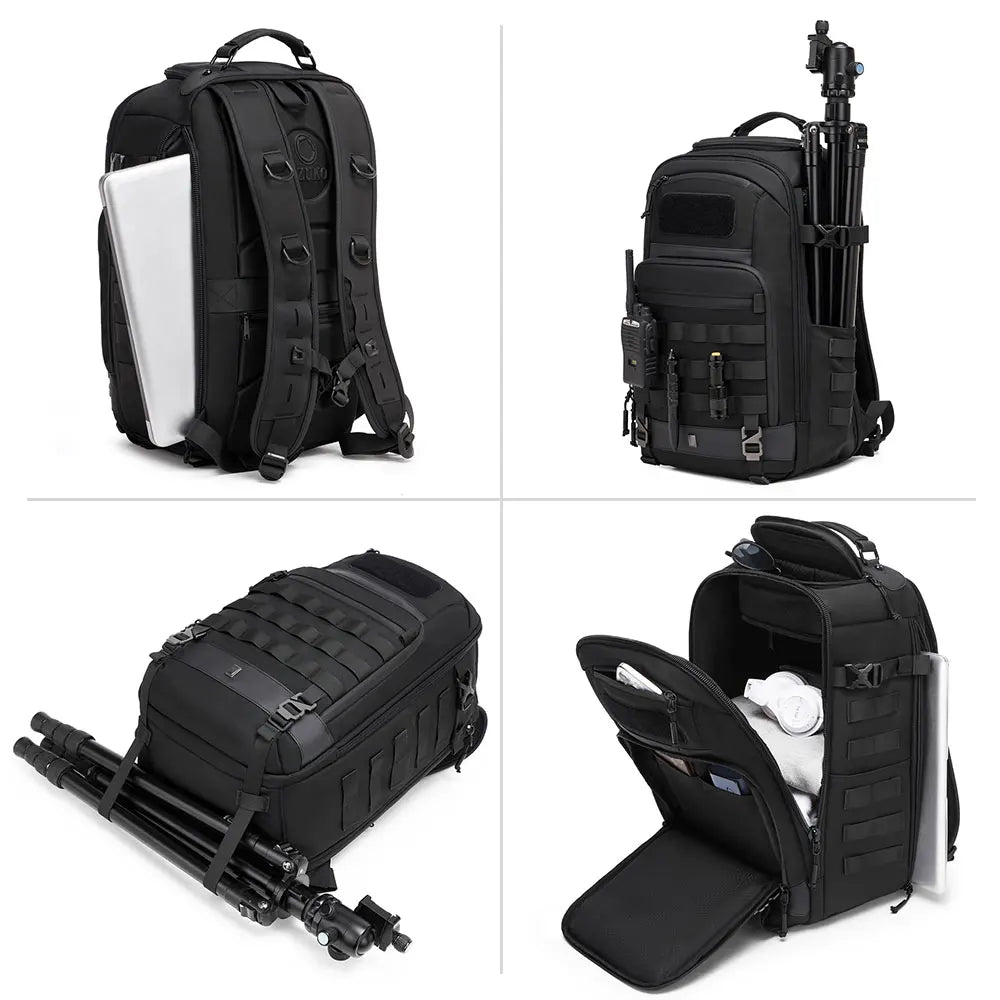 OZUKO 9902 25L Tactical Backpack Waterproof Anti-Theft Lightweight Molle System Outdoor Velcro Patch Durable Zippers Backpack