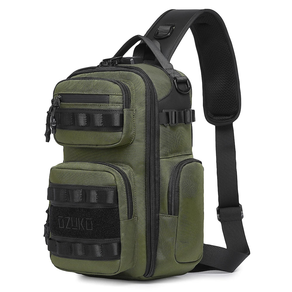 OZUKO 9812 New Designer Sling Bag Factory Hot Sale Men's Crossbody Casual Travel Shoulder Shoulder Chest Bag for Men