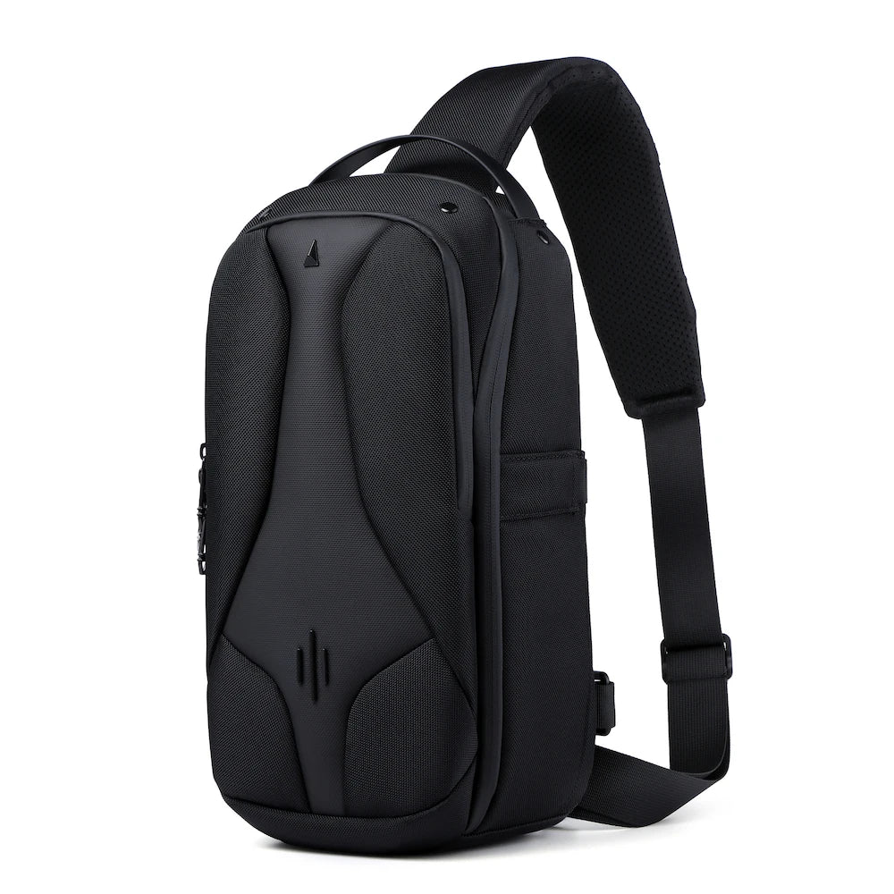 OZUKO 9735 Men's Fashion Outdoor Sling Crossbody Bag for Smart Sports Travel Unisex Messenger Chest Fanny Pack Waist Bags