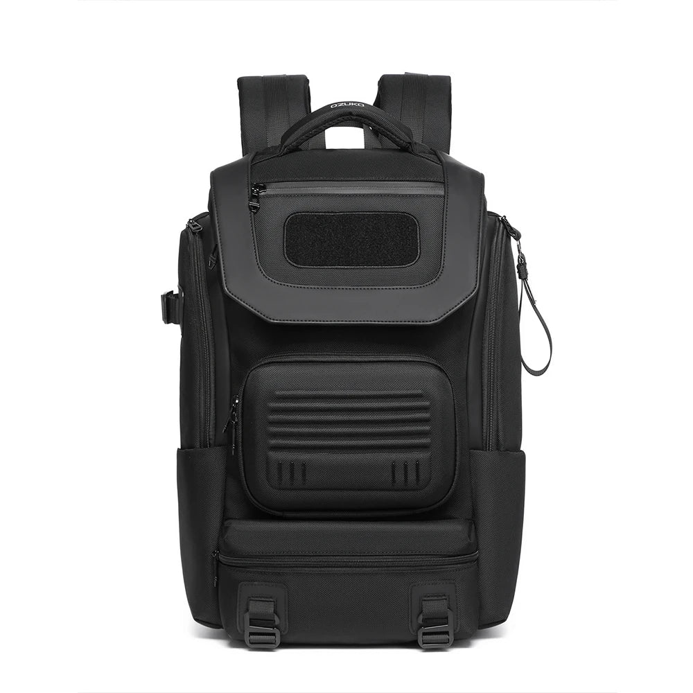 Ozuko 9840 Waterproof Slim Daypack for Gym, Office & City Commute, Fits 15.6 Inch Laptop & Tablet, Hidden Anti-Pickpocket Pocket