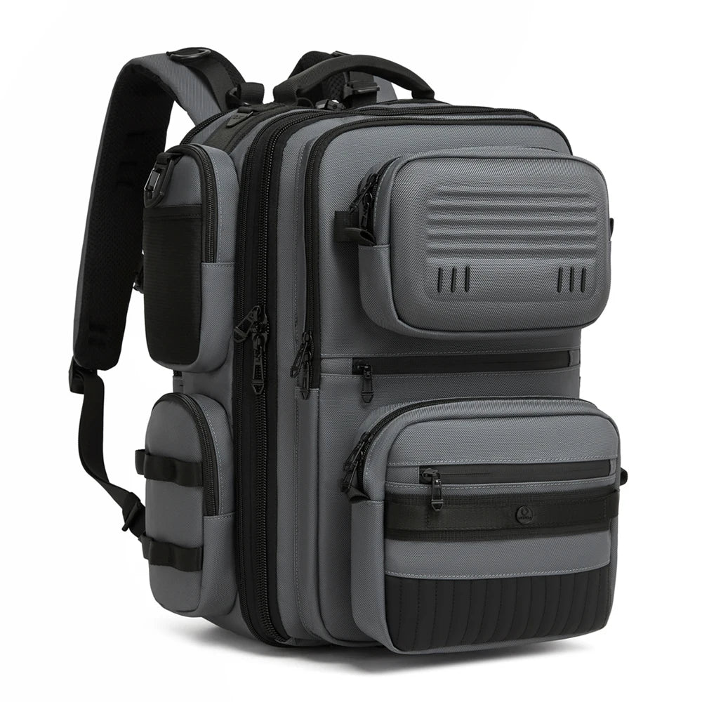OZUKO 9762 Designer Waterproof Multifunctional Business Laptop Backpack Men's Travel Fashion 3-in-1 Backpack Set Zipper
