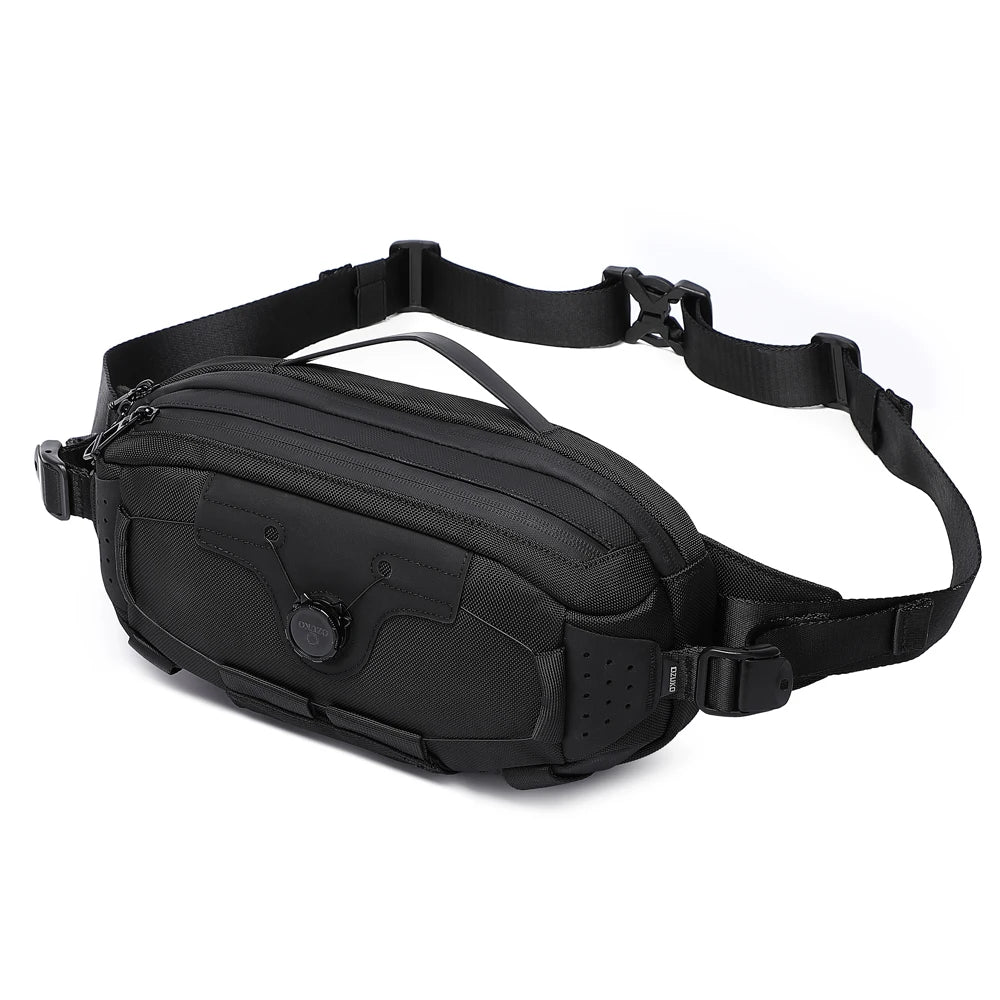 Ozuko 9825 Fanny Pack Small Shoulder Sling Bag Purse Bag Casual Handbag Adjustable Strap for Daily Carry Men Cross Bag