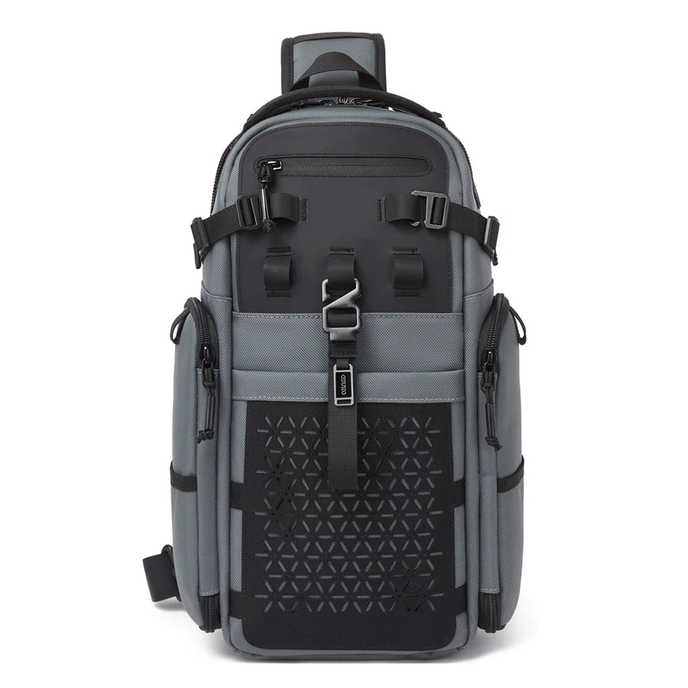 OZUKO 9844 Fashion Outdoor Adventure Sling Bag Daily Pack Durable Waterproof Chest Bag for Hiking & Travel