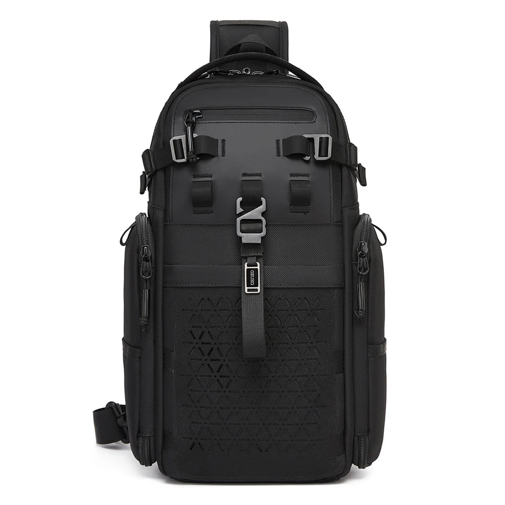 OZUKO 9844 Fashion Outdoor Adventure Sling Bag Daily Pack Durable Waterproof Chest Bag for Hiking & Travel