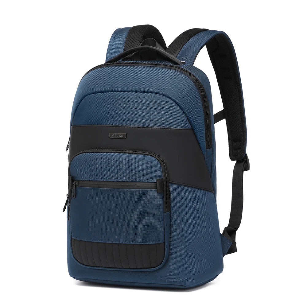 Ozuko 9847 Business Smart 15.6 Inch Laptop Backpack Anti-Theft Multi-Functional Travel Professional Work Office Men Daily