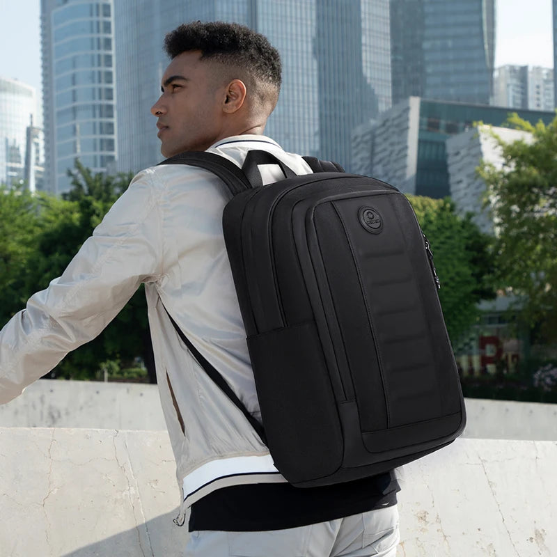 For 9695 Anti-Theft Fashion Business Laptop Waterproof Backpack with Large Capacity for Unisex Use