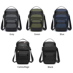 Ozuko 9815 Men's Small Crossbody Messenger Bag - Shoulder Satchel Side Bag Versatile Messenger Purse