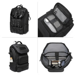 Ozuko 9840 Waterproof Slim Daypack for Gym, Office & City Commute, Fits 15.6 Inch Laptop & Tablet, Hidden Anti-Pickpocket Pocket