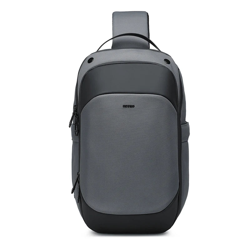 Ozuko 9731 Waterproof Anti-Theft Crossbody Shoulder Bag Lightweight 15L One Strap Motorcycle Bag Hiking Walking Biking Travel