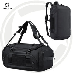 Ozuko 9779 Mens Weekender Travel Bag Garment Sport Backpack With Shoe Compartment Custom Waterproof Luggages Backpack Travel Bag