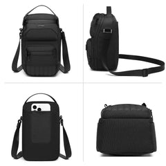 Ozuko 9815 Men's Small Crossbody Messenger Bag - Shoulder Satchel Side Bag Versatile Messenger Purse