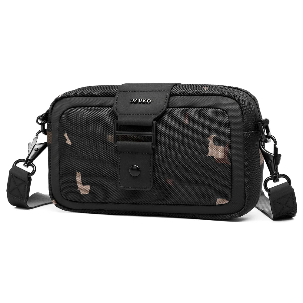 OZUKO 9829 Lightweight Fashion Sling Bag for Man Portable Waterproof Designer Chest  Bag High Quality Small Crossbody