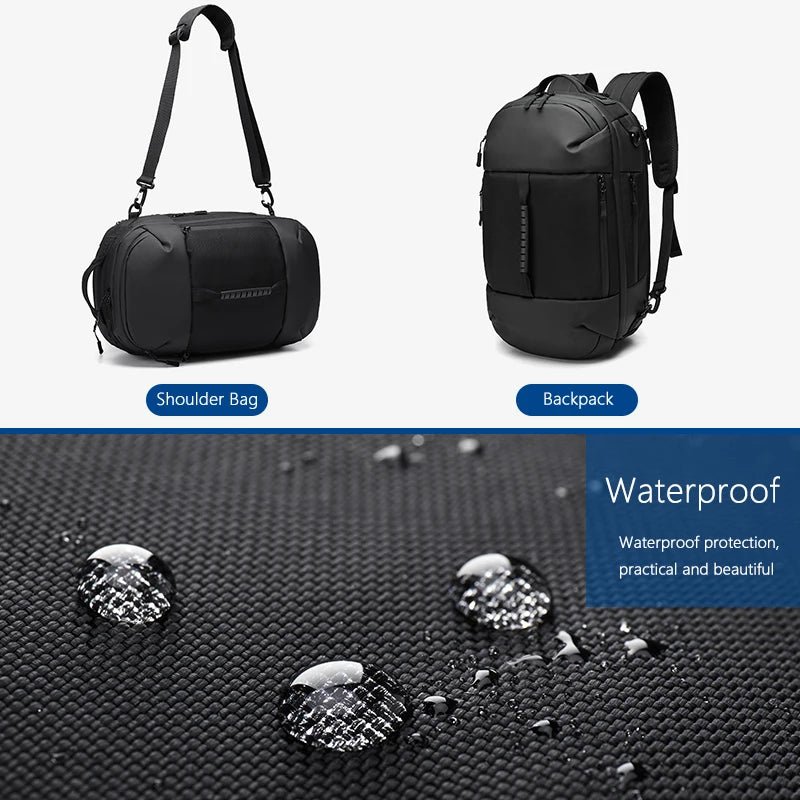 Ozuko 9229 Trending anti-theft multi-functional laptop backpack outdoor waterproof travel backpack with USB charging port - OZUKO.CN