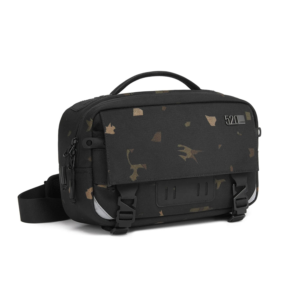 OZUKO 9897 Sports Waist Pack for Men Lightweight Waterproof Fanny Pack Sling Bag for Hiking Cycling Running
