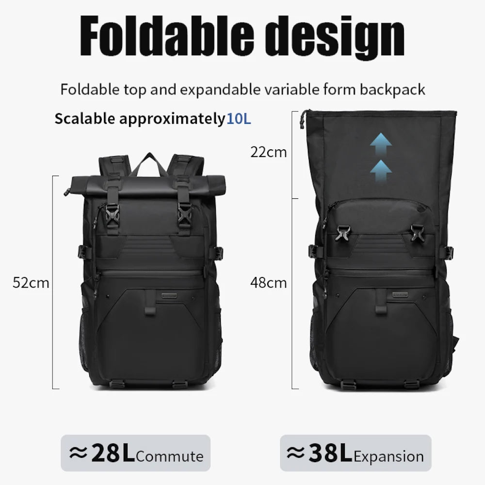 For 9761 Designer Anti-Theft USB Waterproof Backpack with 28L Capacity for Summer Travel Cycling & Hiking