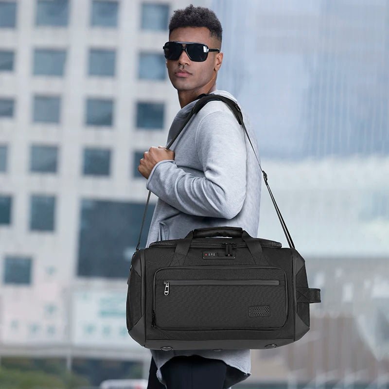 Ozuko 9709 55L Designer Mens Garment Luxury Duffle Bag Gym Shoe Waterproof Travel Bags Luggages Custom Travel Bag - OZUKO.CN