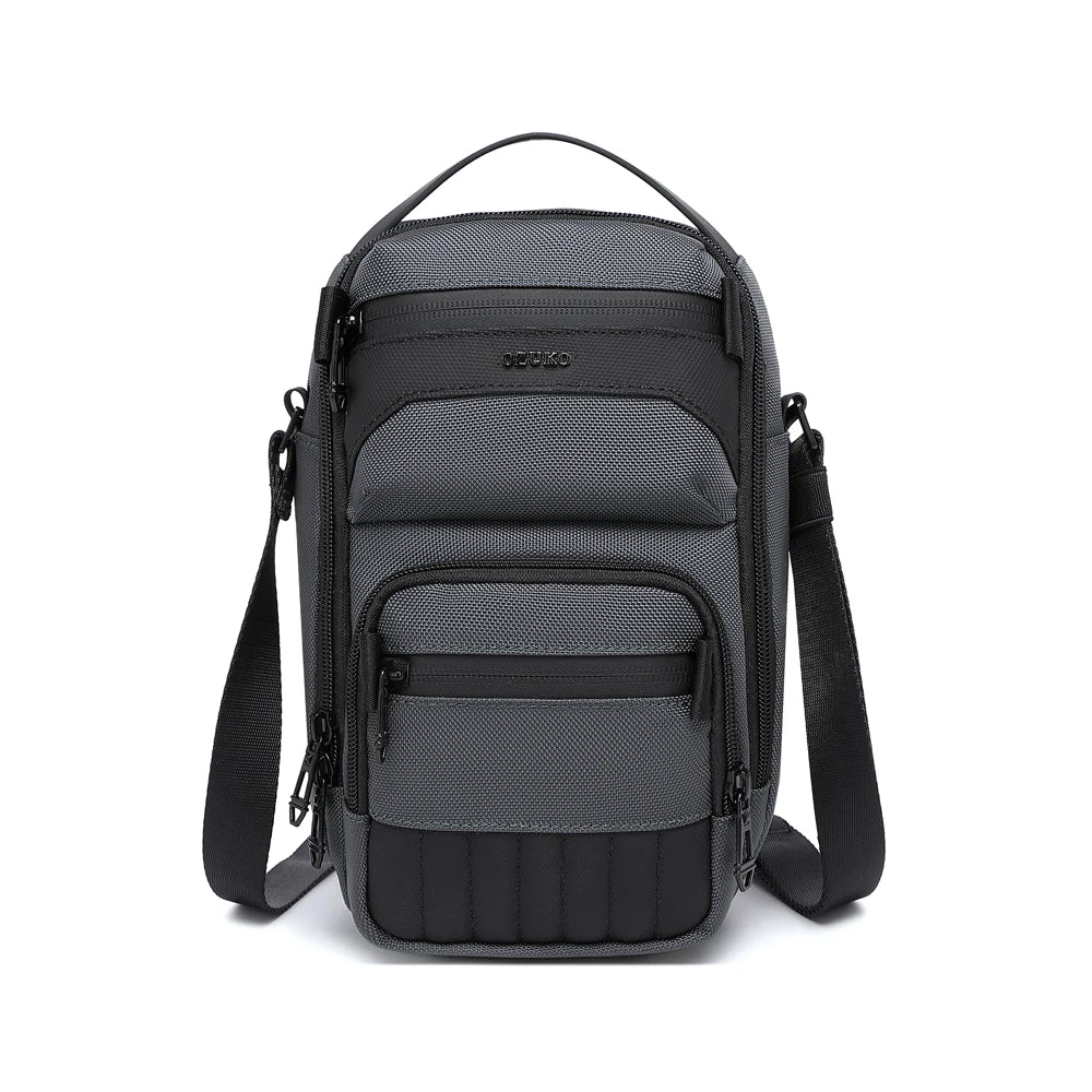 Ozuko 9815 Men's Small Crossbody Messenger Bag - Shoulder Satchel Side Bag Versatile Messenger Purse