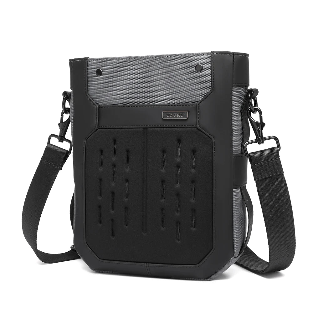 For 9783 Men's Summer Outdoor Large Shoulder Bag Fashionable Waterproof Polyester Crossbody EVA Sling Custom Print