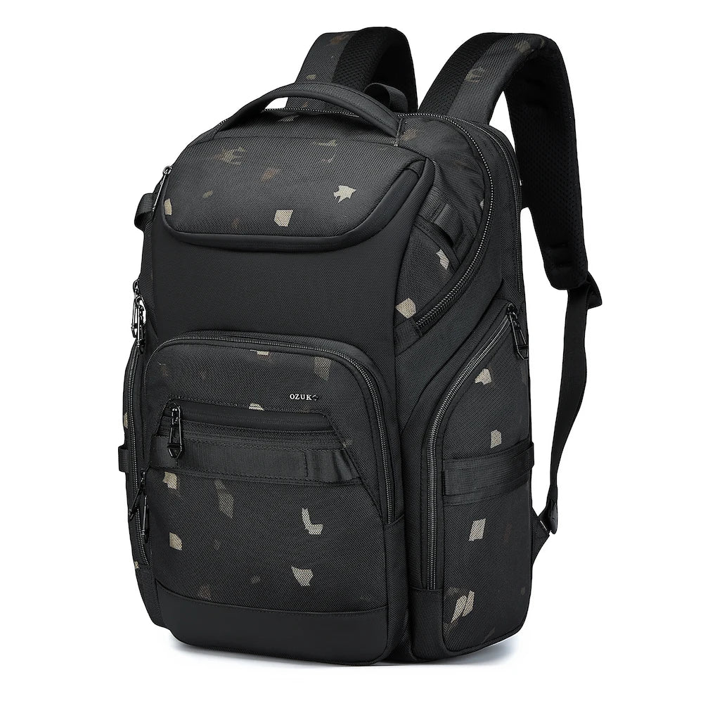 OZUKO 9799 Versatile Waterproof Backpack for Me Custom LOGO Travel  Gym Bag Multi-Functional Business Backpack