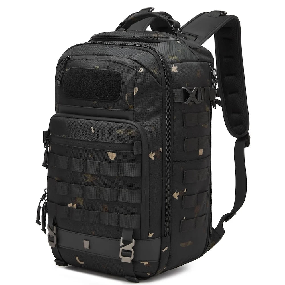 OZUKO 9902 25L Tactical Backpack Waterproof Anti-Theft Lightweight Molle System Outdoor Velcro Patch Durable Zippers Backpack