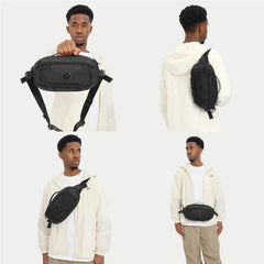 Ozuko 9825 Fanny Pack Small Shoulder Sling Bag Purse Bag Casual Handbag Adjustable Strap for Daily Carry Men Cross Bag