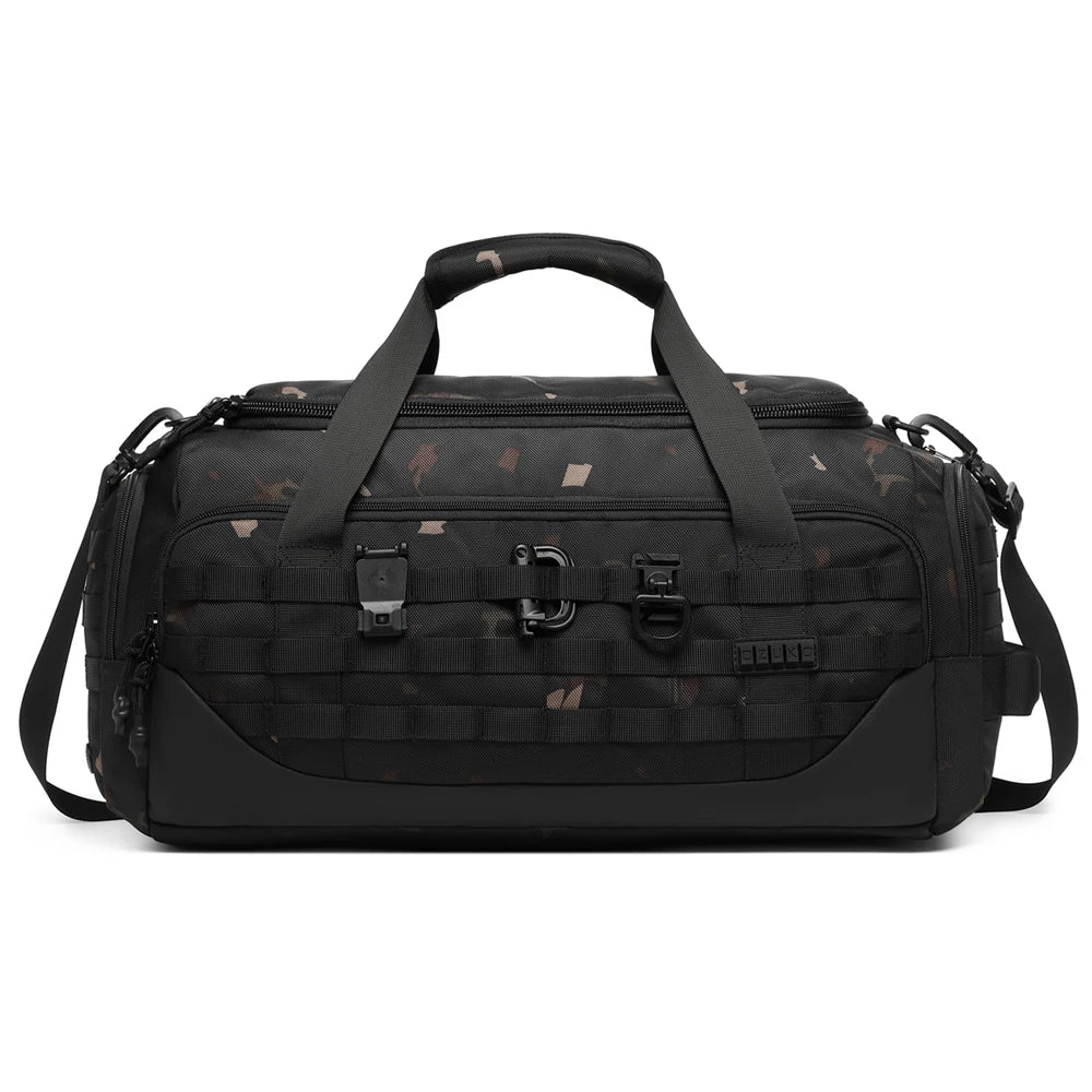 OZUKO 9880 Men's Fashion Sports Shoulder Bag High Quality Travel Bag for Men Weekender Handbag Made of Polyester