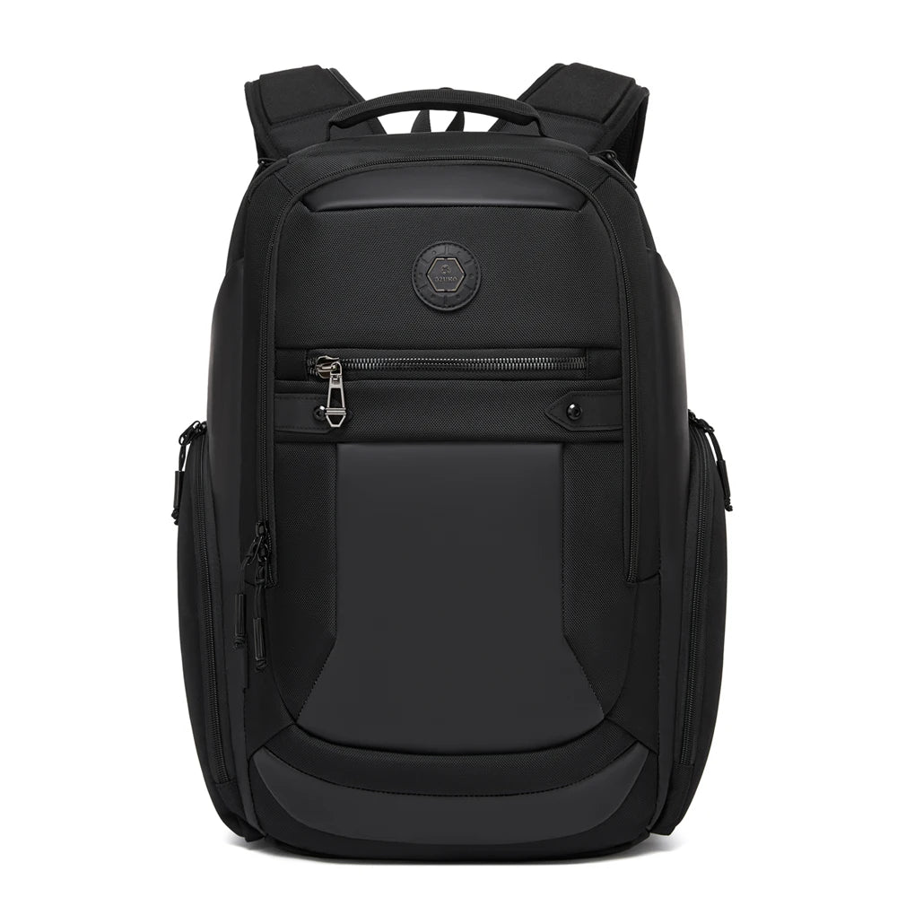 Ozuko 9919 Commute Backpack for Men - Waterproof Laptop Bag with Trolley Strap, Fits 15.6 Inch Notebook, Business Travel Daypack