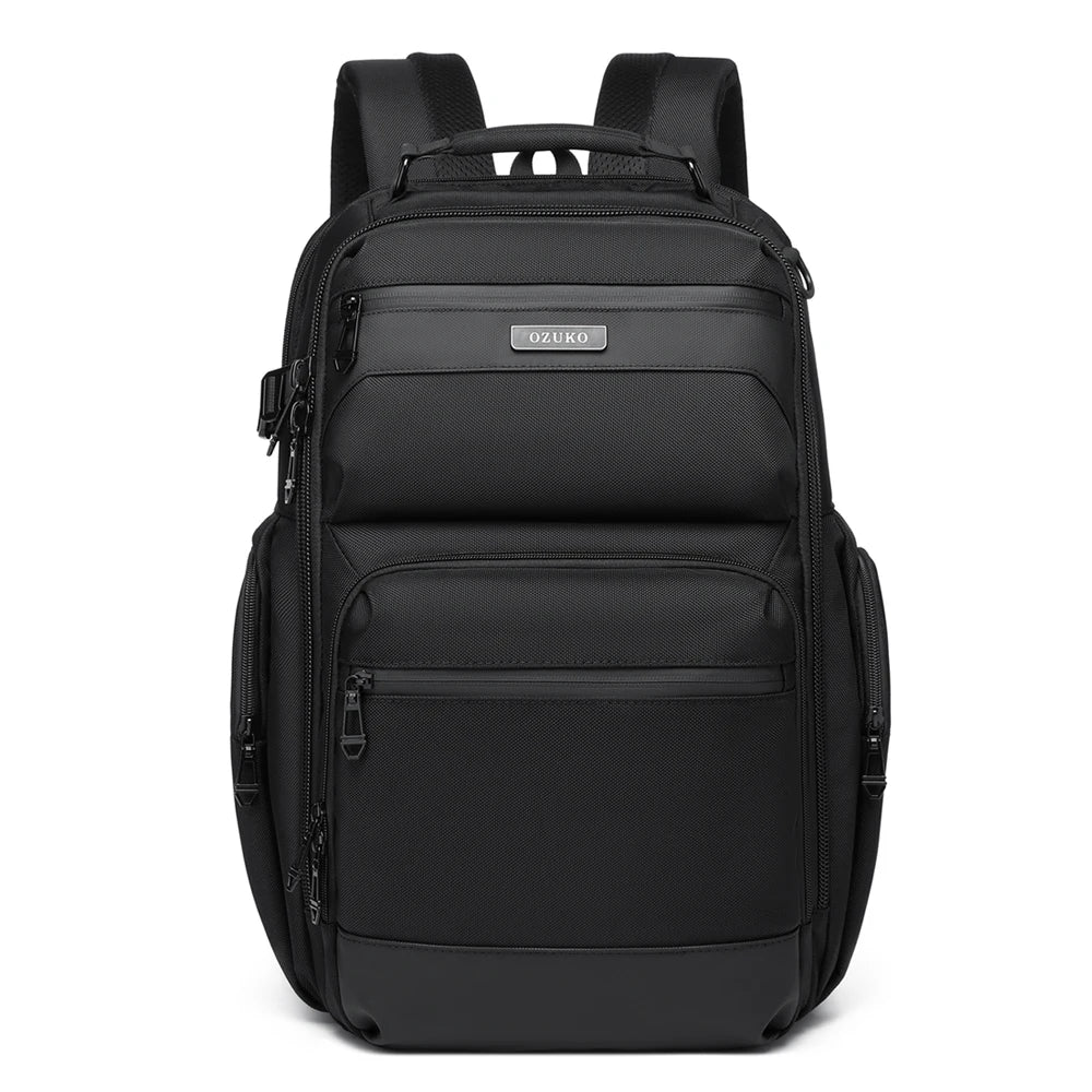 Ozuko 9770 Small Size New Trendy Function Laptop Backpack Waterproof for Men Business Commute Laptop TSA Backpack