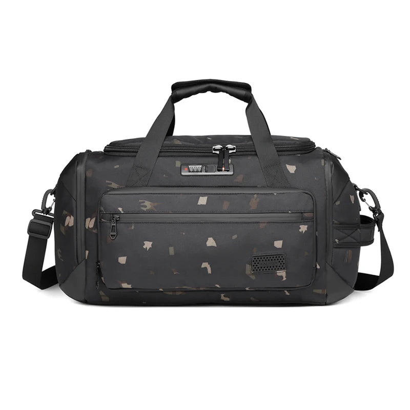 Ozuko 9709 55L Designer Mens Garment Luxury Duffle Bag Gym Shoe Waterproof Travel Bags Luggages Custom Travel Bag - OZUKO.CN