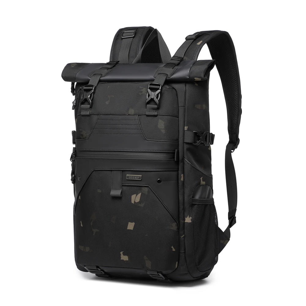 For 9761 Designer Anti-Theft USB Waterproof Backpack with 28L Capacity for Summer Travel Cycling & Hiking