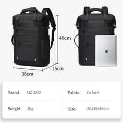 Ozuko 9660 Men's Casual Sports Backpack Carry-On Day Rucksack for Airplane Travel for Weekend Travel