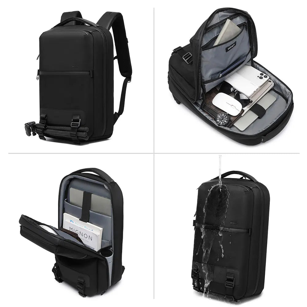 Ozuko 9851 Business Backpack Bookbag Travel Laptop Backpack for Women Men Office School Daily Causal Backpack