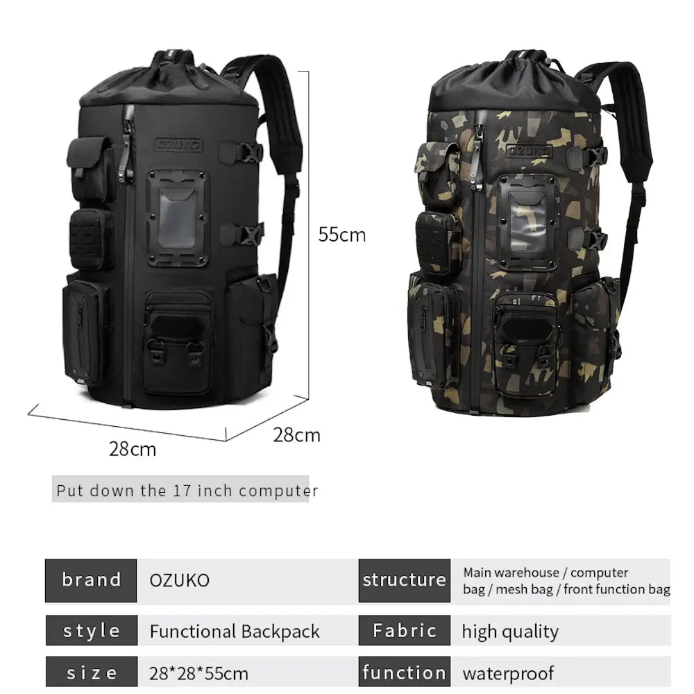 For 9573 Basketball Road Trip Backpack Zipper Hasp Closure Ball Storage Compartment Large Capacity Sport Waterproof Fit