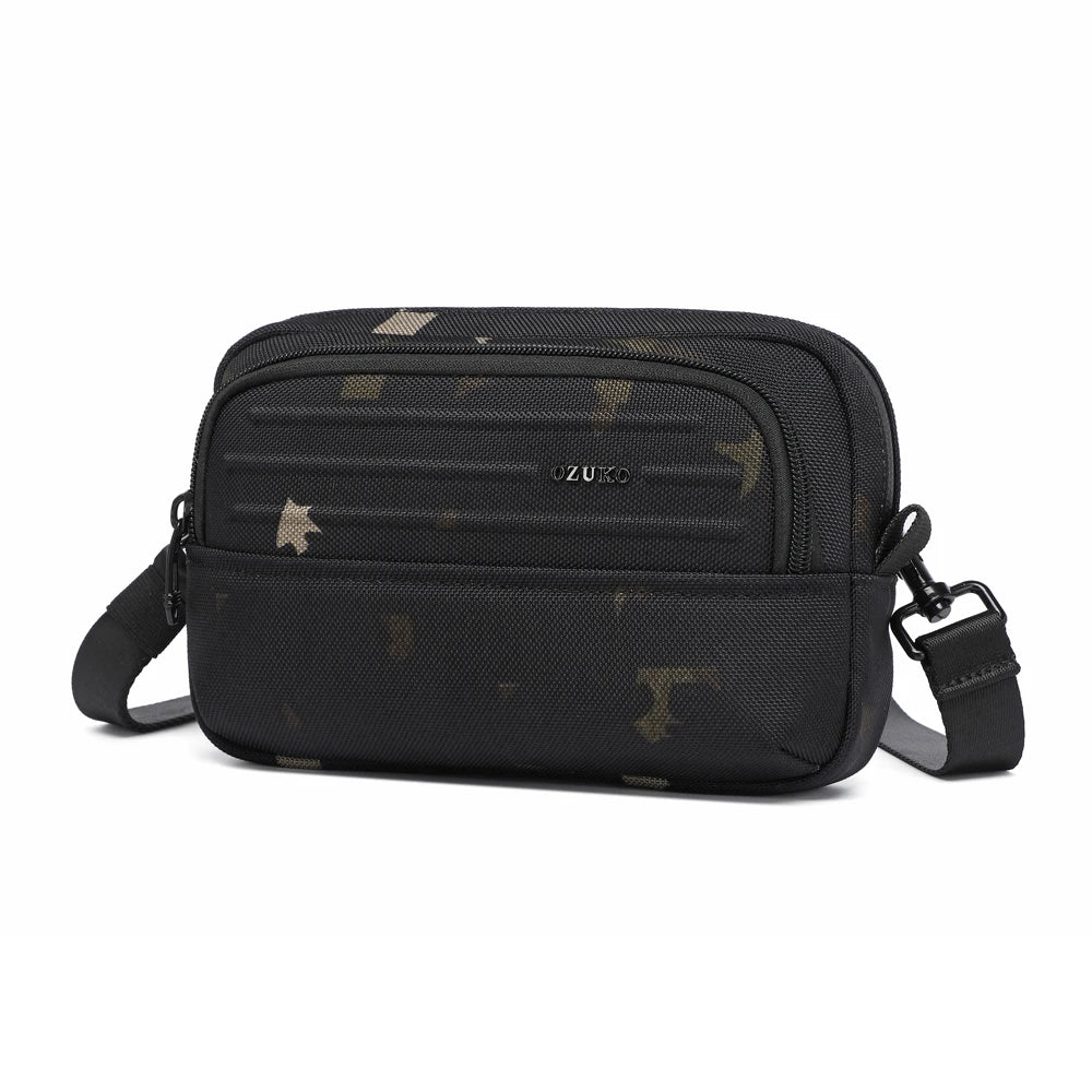 OZUKO 9798 Mens Lightweight Messenger Bag Waterproof Crossbody Bags for Work Men Satchel Business High Quality Zipper Handbag