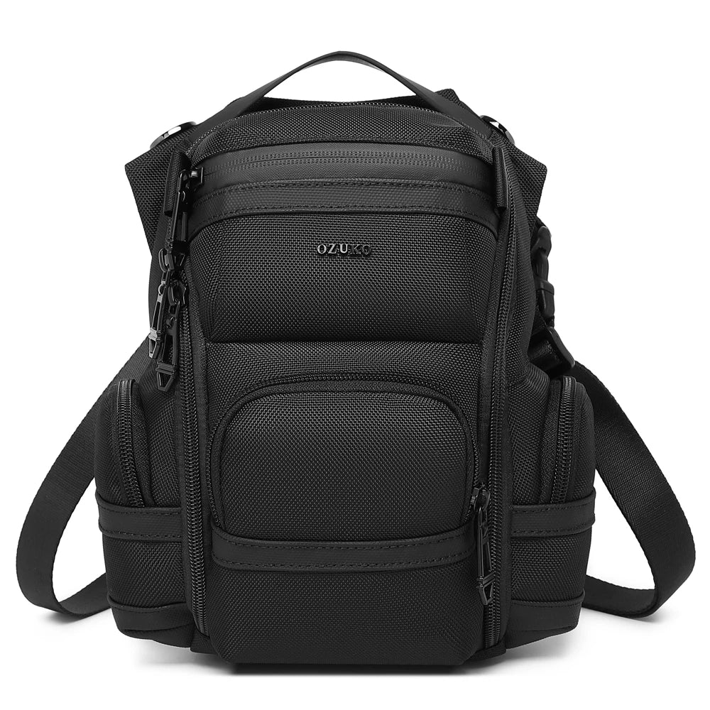 OZUKO 9816 Waist Bag for Men Women Tactical Motorcycle Bike Cycling Multi-Pocket Fanny Pouch Travel Hiking Thigh Bag Leg Bag