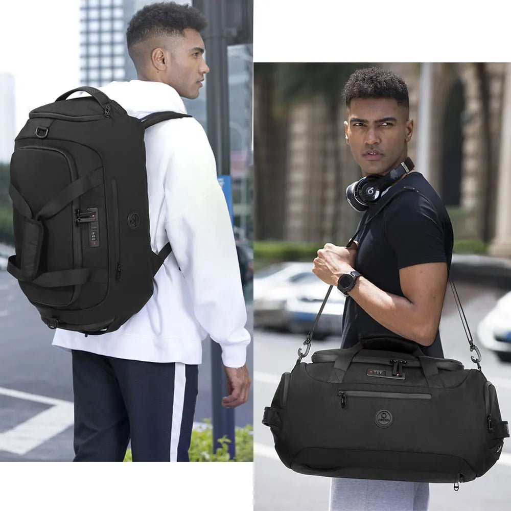 Ozuko 9651 Hand Carry Tactical Custom Travel Bags Ps5 Weekender Gym Duffle Bag With Shoe Compartment Sneaker Large Travel Bags - OZUKO.CN