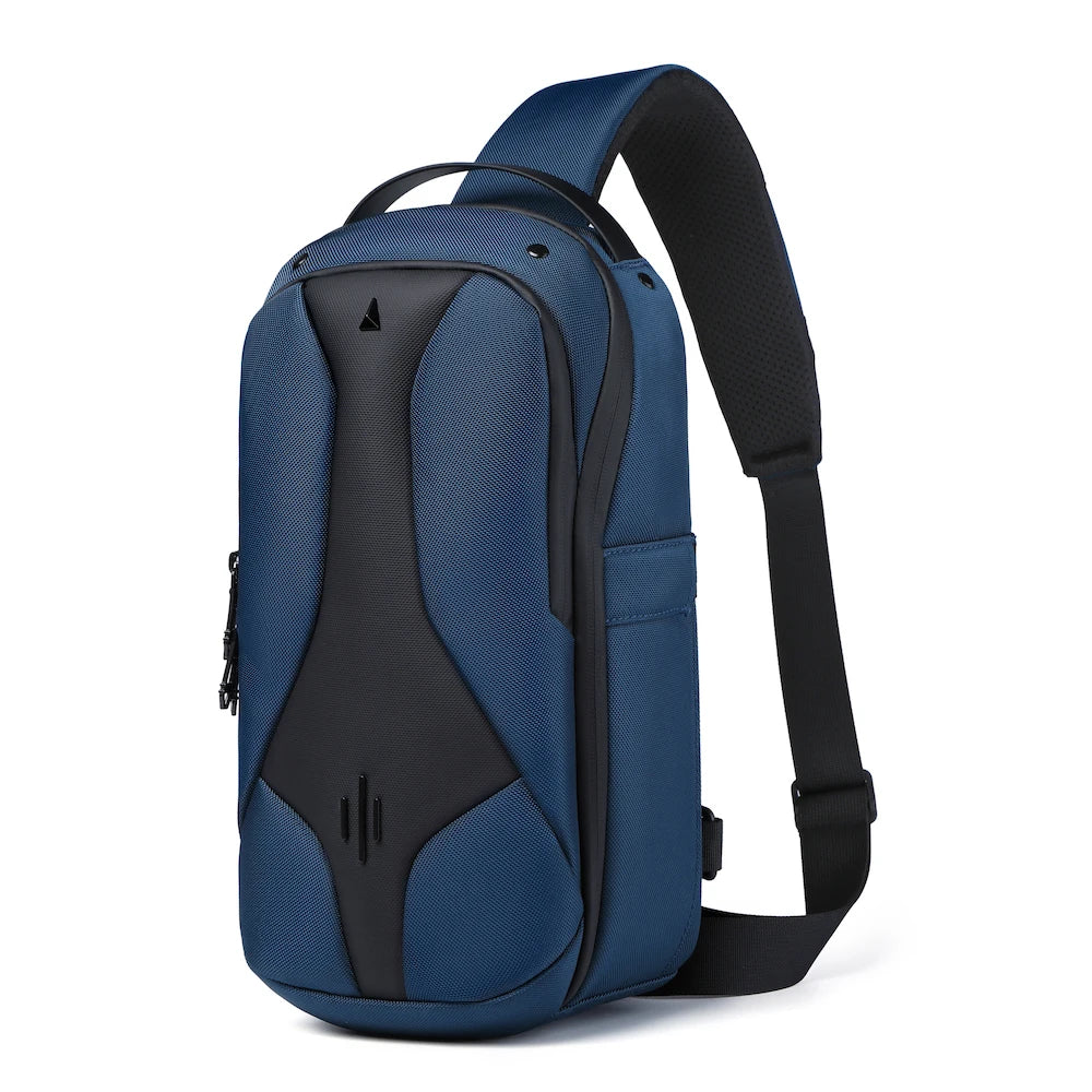 OZUKO 9735 Men's Fashion Outdoor Sling Crossbody Bag for Smart Sports Travel Unisex Messenger Chest Fanny Pack Waist Bags