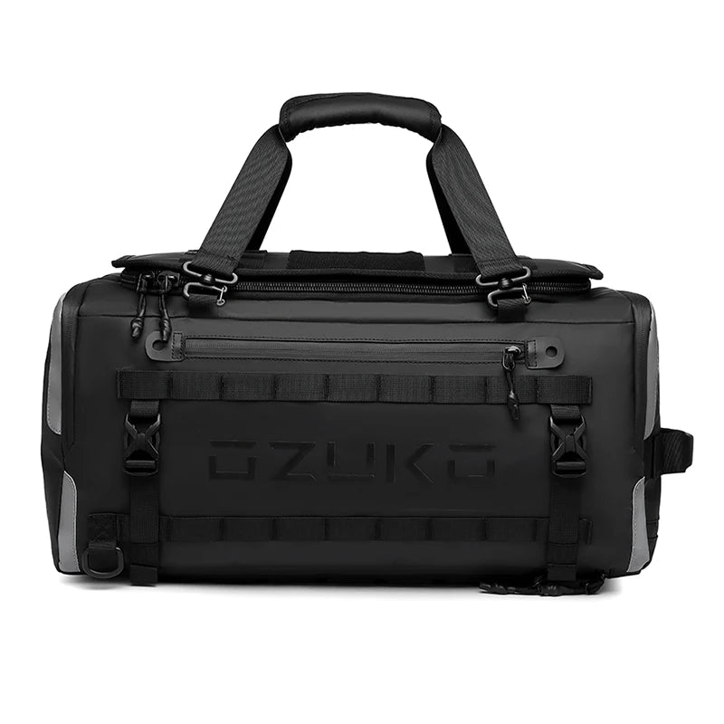 OZUKO 9641 Travel Weekender For Men Duffle Bag With Shoe Compartment Hiking Outdoor Duffel Bags For Traveling Waterproof Gym Bag - OZUKO.CN